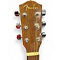Used Fender CD-60S dread LEFT HANDED Natural Acoustic Guitar