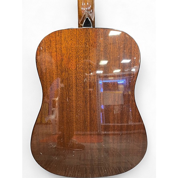 Used Fender CD-60S dread LEFT HANDED Natural Acoustic Guitar