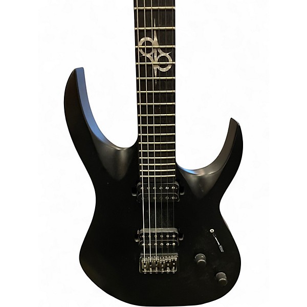 Used Solar A2.6C Matte Black Solid Body Electric Guitar