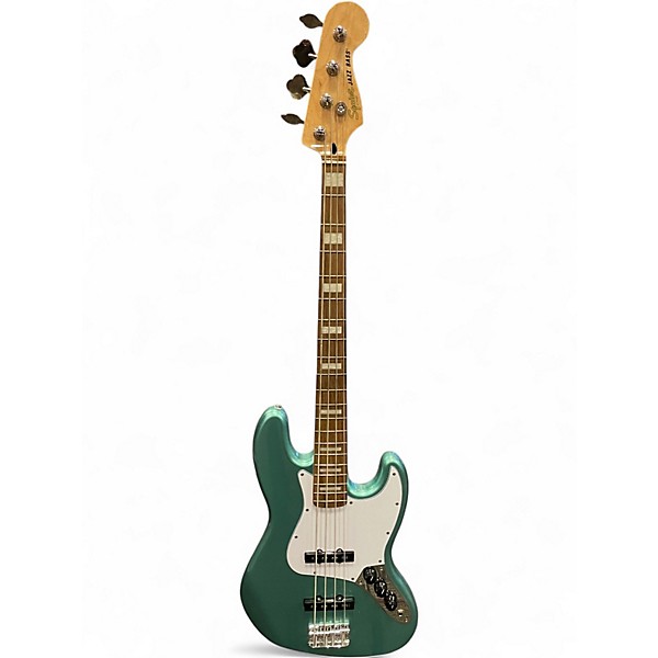 Used Squier Affinity Jazz Bass Mystic Seafoam Electric Bass Guitar