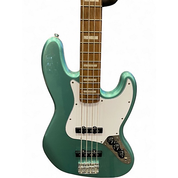 Used Squier Affinity Jazz Bass Mystic Seafoam Electric Bass Guitar