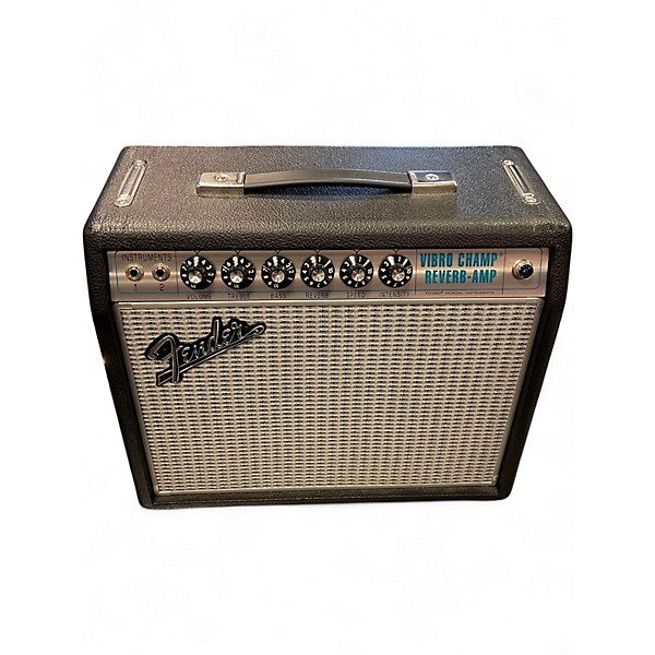 Used Fender 1968 Vibro Champ Reverb Tube Guitar Combo Amp
