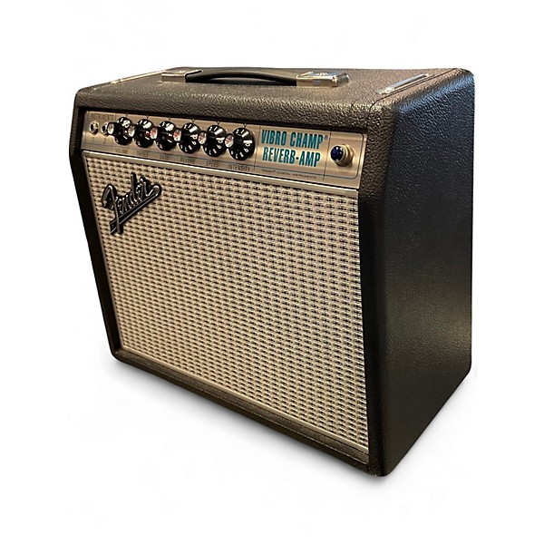 Used Fender 1968 Vibro Champ Reverb Tube Guitar Combo Amp