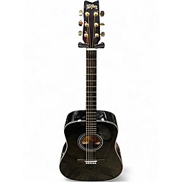 Used Washburn D100B Black Acoustic Guitar