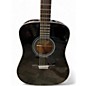 Used Washburn D100B Black Acoustic Guitar