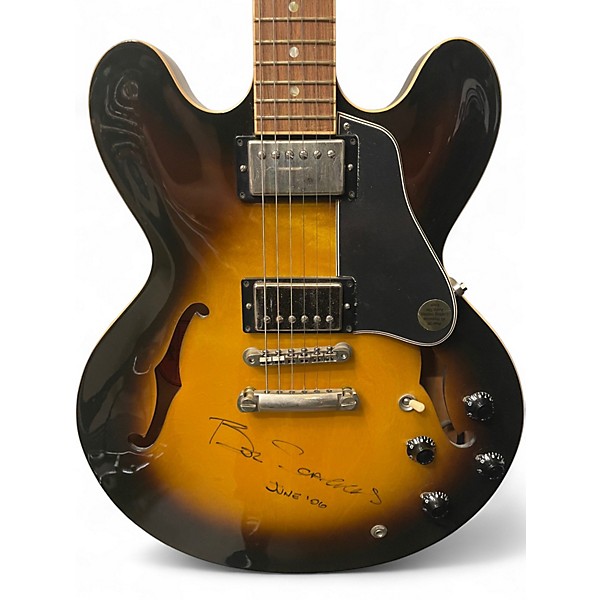 Used 2006 Gibson ES335 DOT VINTAGE BURST Hollow Body Electric Guitar