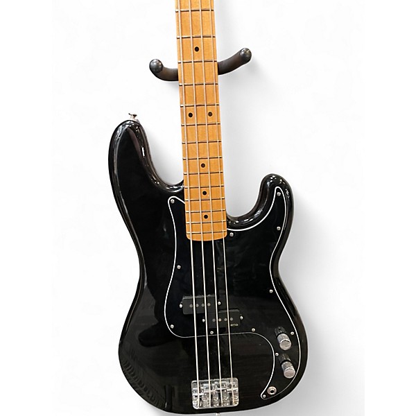 Used Fender Player II Precision Bass Black Electric Bass Guitar