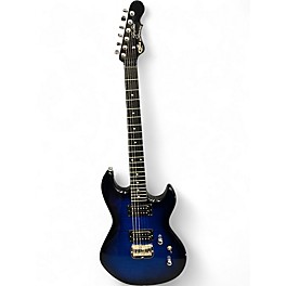 Used G&L Jerry Cantrell Signature Superhawk Deluxe Blue Solid Body Electric Guitar