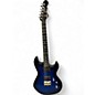 Used G&L Jerry Cantrell Signature Superhawk Deluxe Blue Solid Body Electric Guitar thumbnail