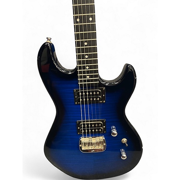 Used G&L Jerry Cantrell Signature Superhawk Deluxe Blue Solid Body Electric Guitar