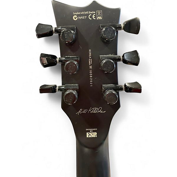 Used ESP LTD Bill Kelliher BK600 Military Green Sunburst Solid Body Electric Guitar