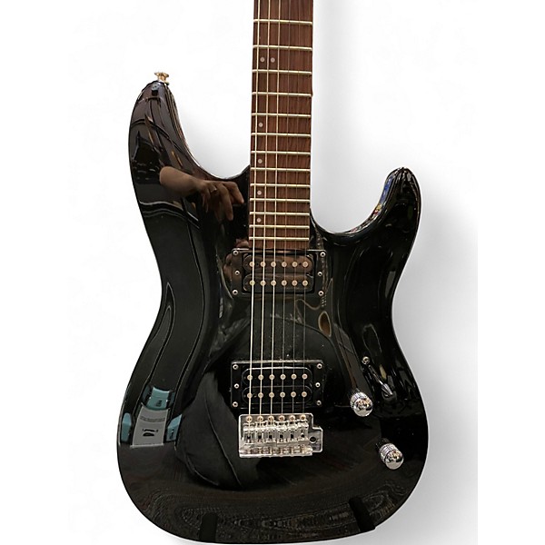 Used Laguna LE400 Black Solid Body Electric Guitar