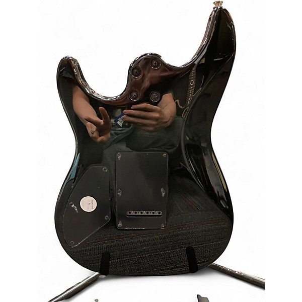 Used Laguna LE400 Black Solid Body Electric Guitar