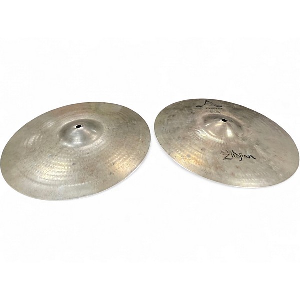 Used Zildjian 14in A Custom Hi Hat Pair Cymbal