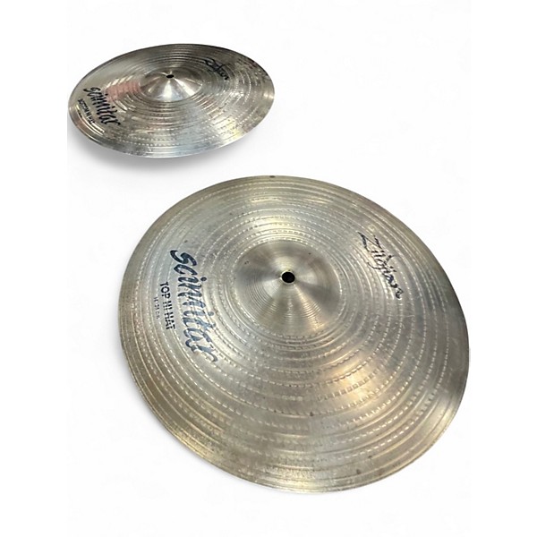 Used Zildjian 14in Schimitar Hi Hat Pair Cymbal