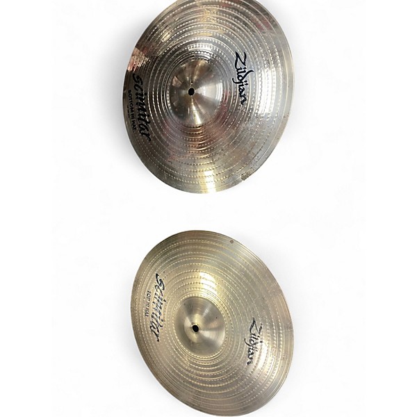 Used Zildjian 14in Schimitar Hi Hat Pair Cymbal