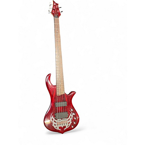 Used Traben ARRAY LIMITED TRANS RED Electric Bass Guitar