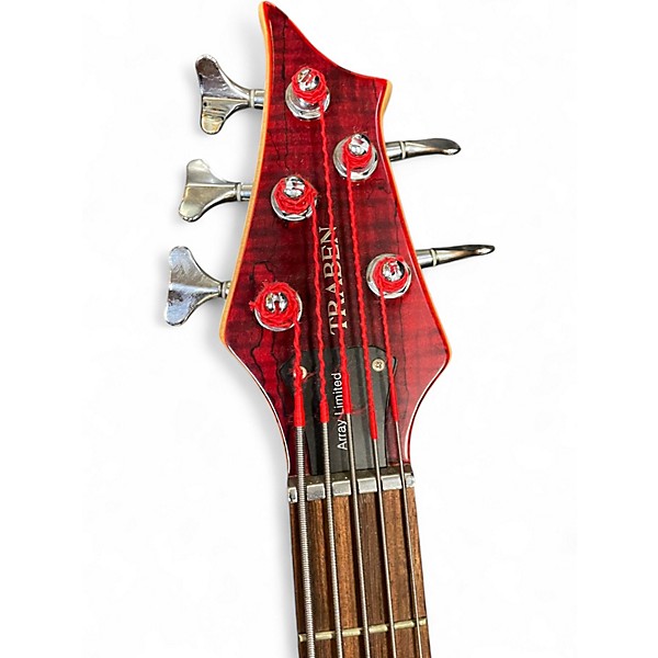 Used Traben ARRAY LIMITED TRANS RED Electric Bass Guitar