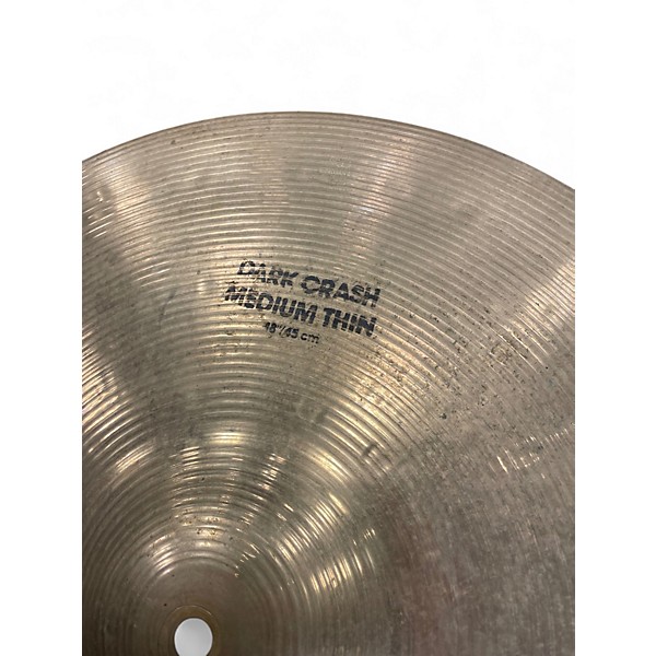 Used Zildjian 18in K Series Dark Medium Thin Crash Cymbal