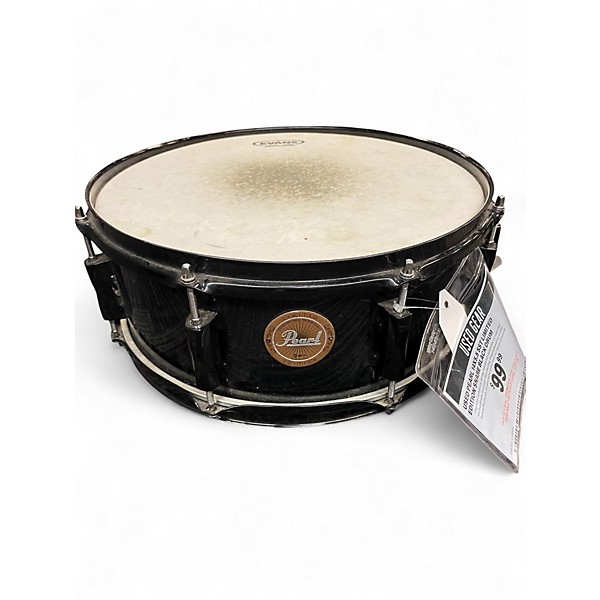 Used Pearl 14X5.5 SST Limited Edition Snare Black Drum