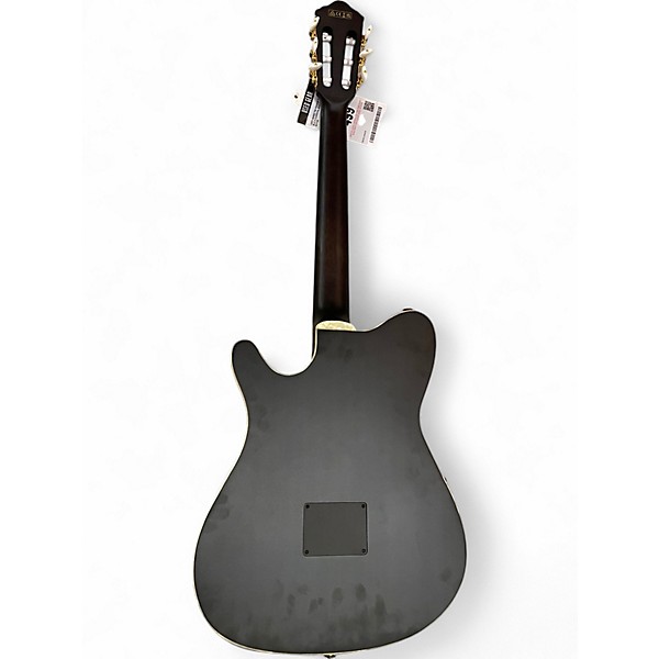Used Ibanez Tim Henson TOD10N Flat Black Classical Acoustic Electric Guitar