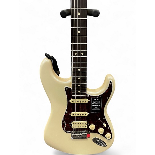 Used Fender Player II Modified Stratocaster White Solid Body Electric Guitar