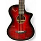 Used Breedlove PURSUIT EX S CONCERT SN BASS CE HB Crimson Red Burst Acoustic Bass Guitar