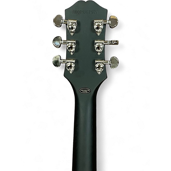 Used Epiphone Les Paul Traditional Pro IV Ebony Solid Body Electric Guitar