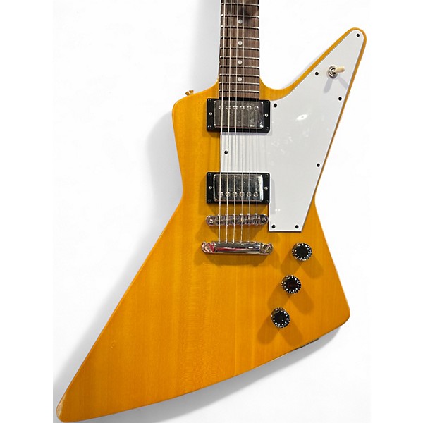Used Epiphone Korina 1958 Explorer Natural Solid Body Electric Guitar
