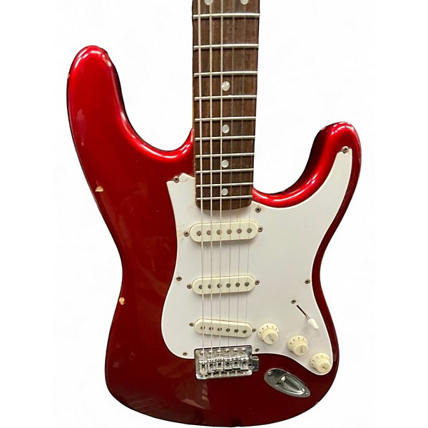 Used 2004 Squier Affinity Stratocaster RED Solid Body Electric Guitar