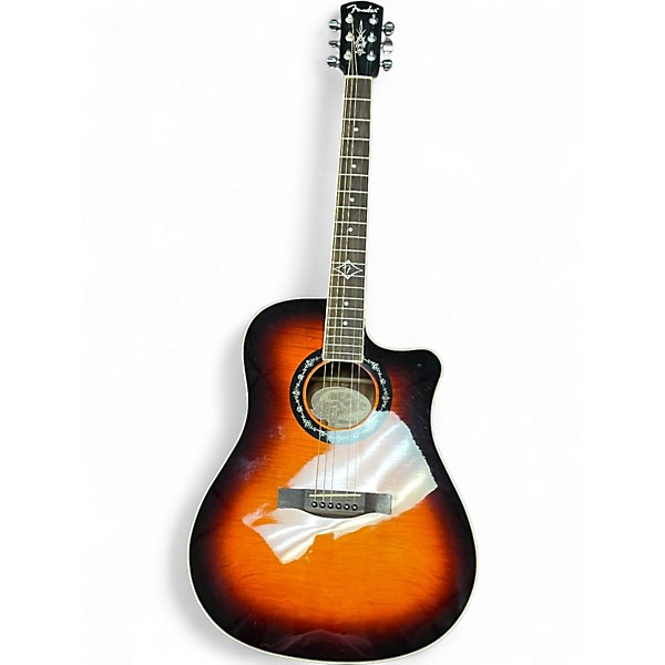 Used Fender T Bucket 300CE 2 Color Sunburst Acoustic Electric Guitar