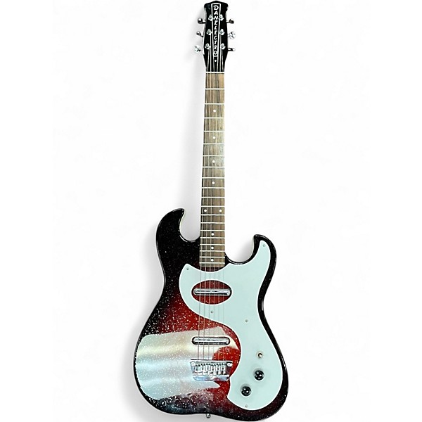 Used Danelectro DANO 63 RED SPARKLE BURST Solid Body Electric Guitar