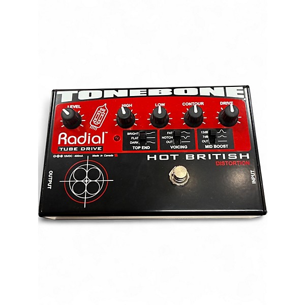 Used Radial Engineering Tonebone Hot British Tube Drive Effect Pedal