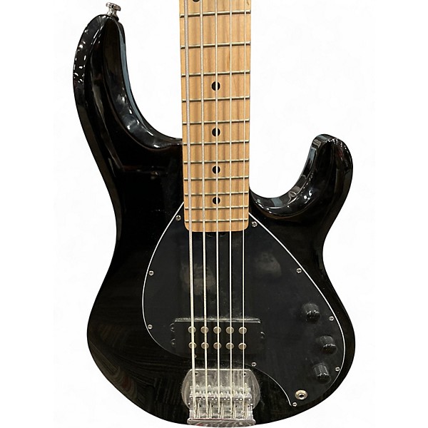Used Sterling by Music Man STINGRAY 5 Black Electric Bass Guitar