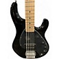 Used Sterling by Music Man STINGRAY 5 Black Electric Bass Guitar