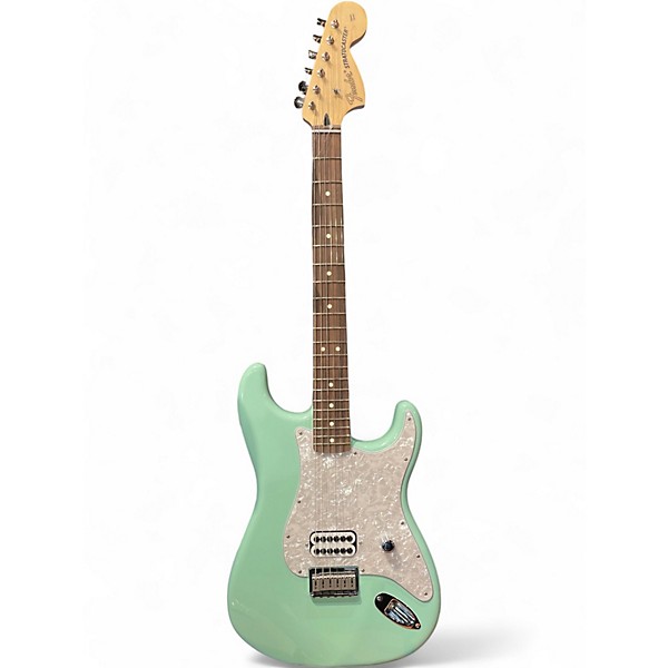 Used 2022 Fender Tom Delonge Signature Stratocaster Seafoam Green Solid Body Electric Guitar