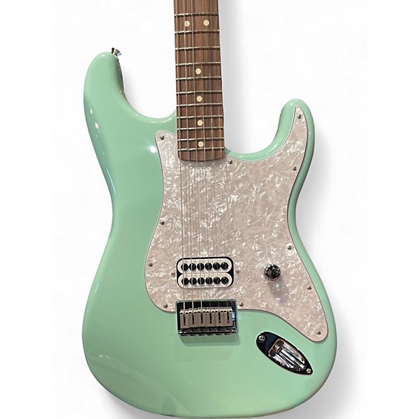 Used 2022 Fender Tom Delonge Signature Stratocaster Seafoam Green Solid Body Electric Guitar