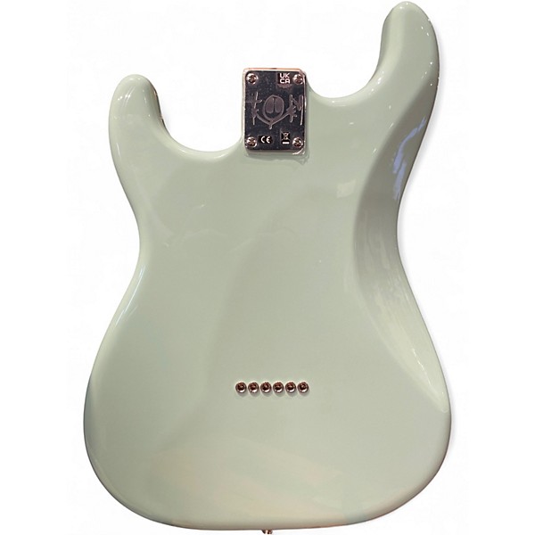 Used 2022 Fender Tom Delonge Signature Stratocaster Seafoam Green Solid Body Electric Guitar