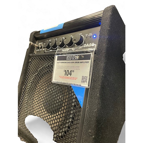Used Simmons DA50 50W Drum Amplifier