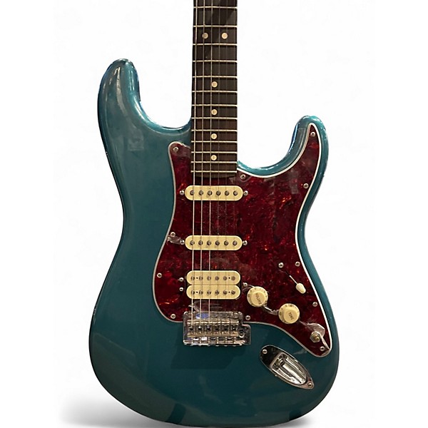 Used Fender Player II Stratocaster HSS Turquoise Solid Body Electric Guitar