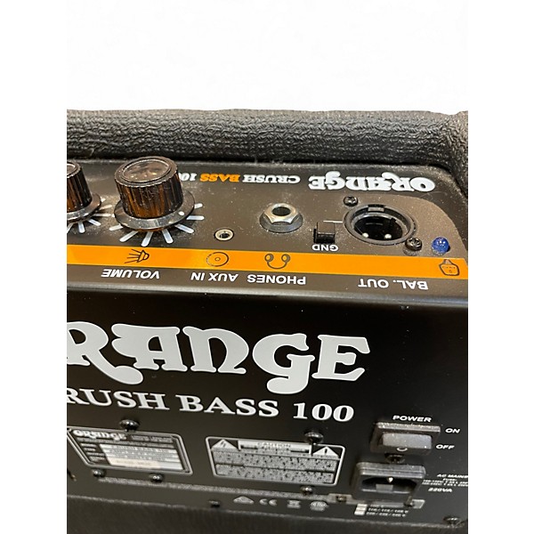 Used 2020 Orange Amplifiers CRUSH BASS 100 Bass Combo Amp
