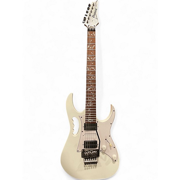 Used Ibanez JEMJR Alpine White Solid Body Electric Guitar