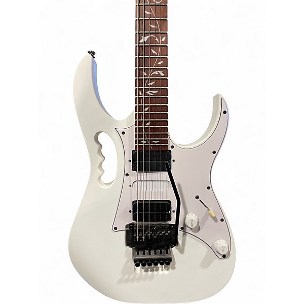 Used Ibanez JEMJR Alpine White Solid Body Electric Guitar