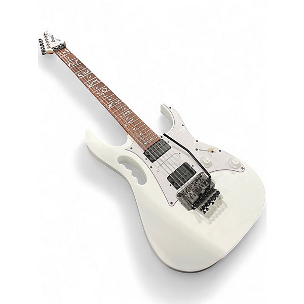 Used Ibanez JEMJR Alpine White Solid Body Electric Guitar