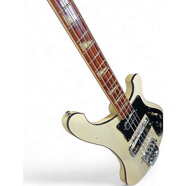Vintage 1978 Rickenbacker 4001 White Electric Bass Guitar