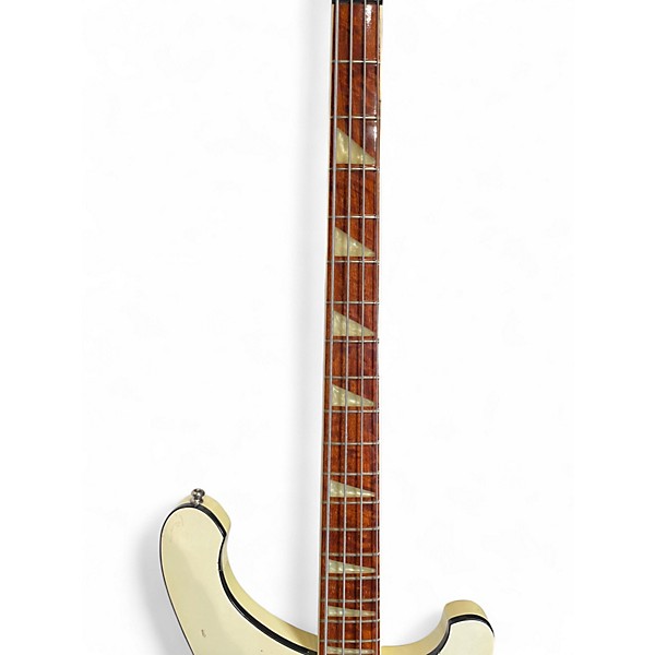 Vintage 1978 Rickenbacker 4001 White Electric Bass Guitar