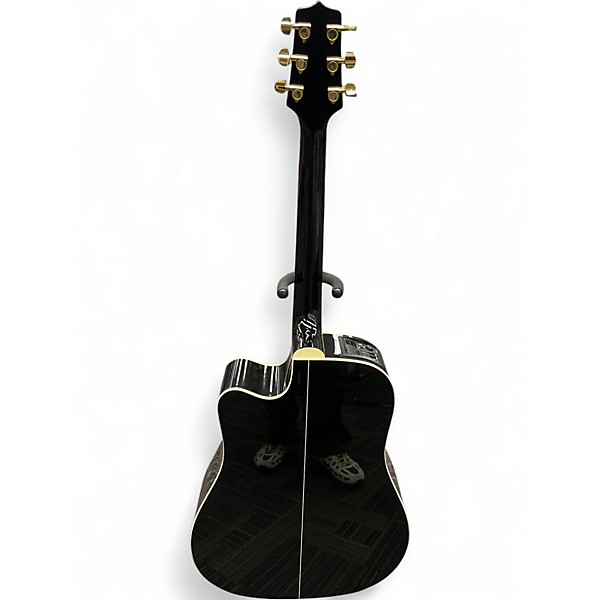 Used Takamine EG341SC Black Acoustic Electric Guitar