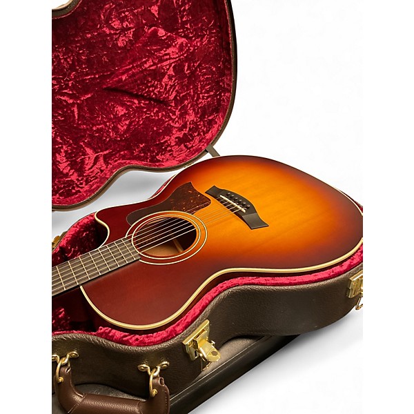 Used Taylor 314CE 2 Tone Sunburst Acoustic Electric Guitar