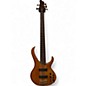 Used Ibanez BTB1405E Premium 5 String Vintage Natural Flat Electric Bass Guitar thumbnail
