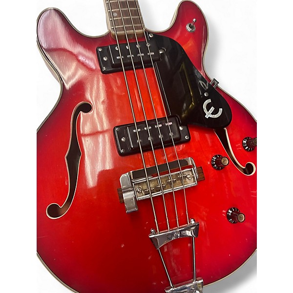 Used 1972 Epiphone EA260 Cherry Electric Bass Guitar
